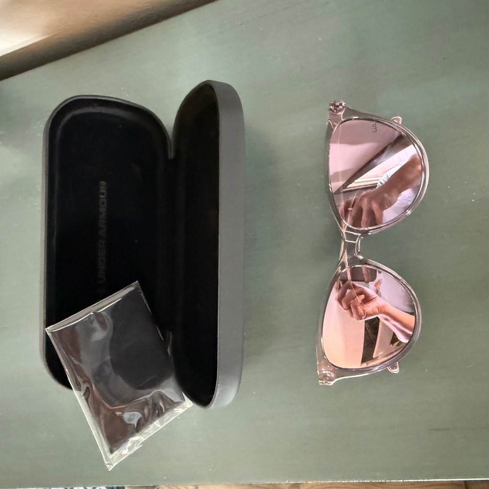 Under Armour‎ Expanse Sunglasses Clear Purple Rose Gold Mirror UA EXPANSE 141TE